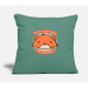 Oh Fox Cypress Green Pillow